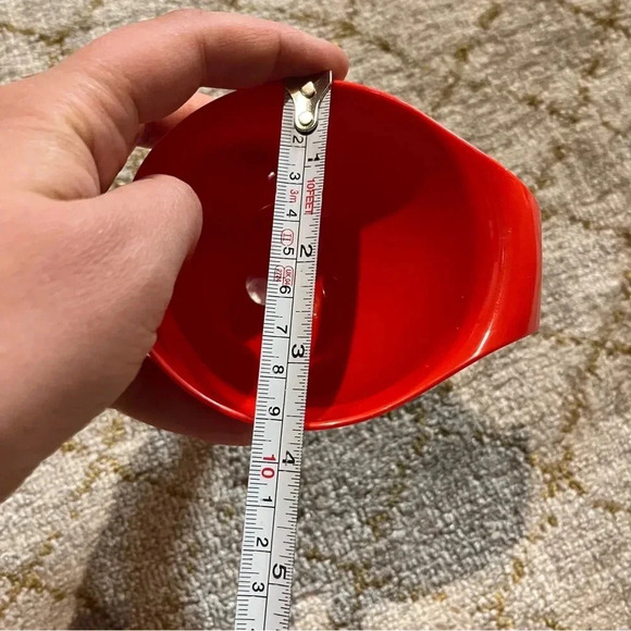 IKEA Red Kitchen Plastic Funnel Set Liquid Oil Water Filling Auto Wine - Picture 6 of 6